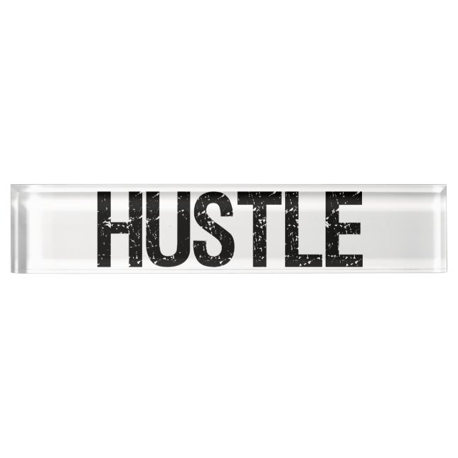 Hustle Nameplate (Front)
