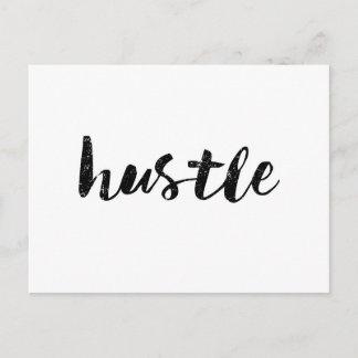 Hustle Postcard