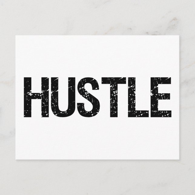 Hustle Postcard (Front)