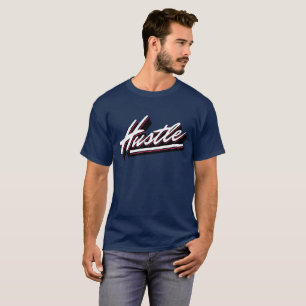 Hustle Script Typography T-Shirt