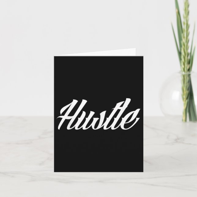 Hustle Tattoo Style  Card (Front)