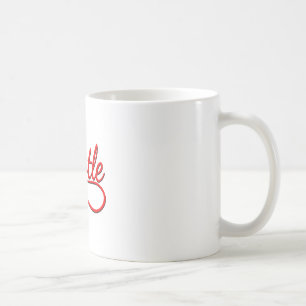 Hustle Typography Art Coffee Mug