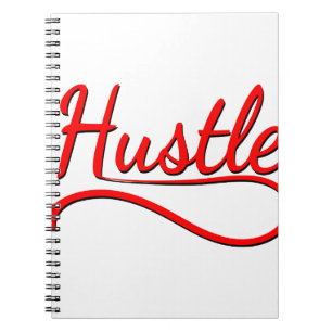 Hustle Typography Art Notebook
