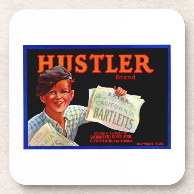 Hustler Bartletts Coaster (Front)