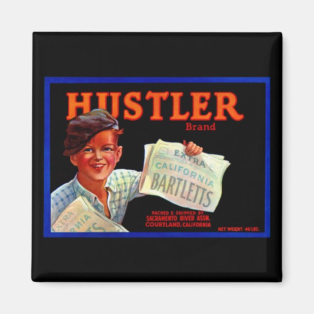 Hustler Bartletts Magnet (Front)