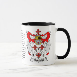 Huston Family Coat of Arms Mug