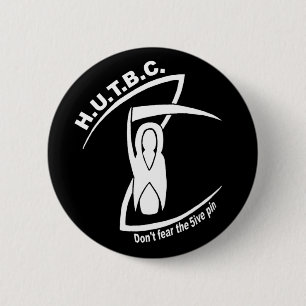 HUTBC 2009-10 Logo (Pin) 6 Cm Round Badge