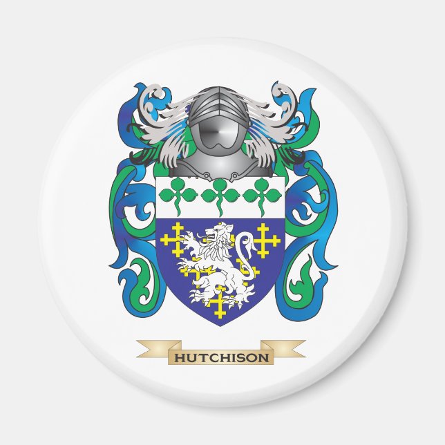 Hutchison Coat of Arms (Family Crest) Magnet (Front)