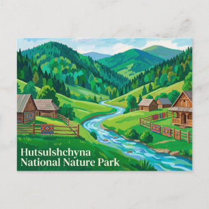 Hutsulshchyna National Nature Park Ukraine Postcard
