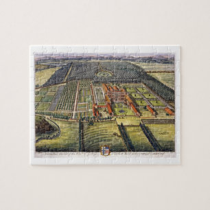 Hutton Hall in the county of Cumberland engraved b Jigsaw Puzzle