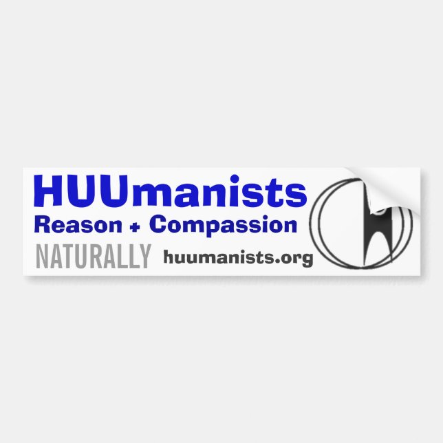 HUUmanists Bumper Sticker (Front)