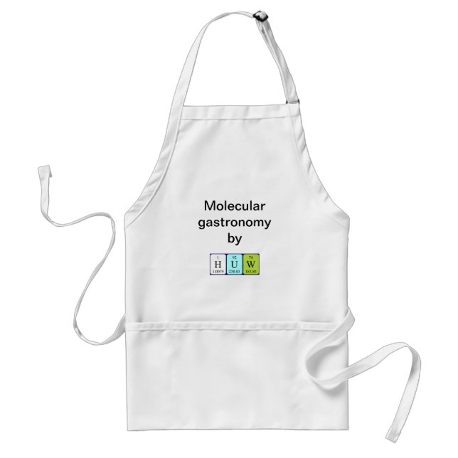 Huw periodic table name apron (Front)