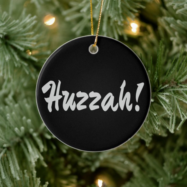 Huzzah! hurrah ceramic tree decoration (Tree)