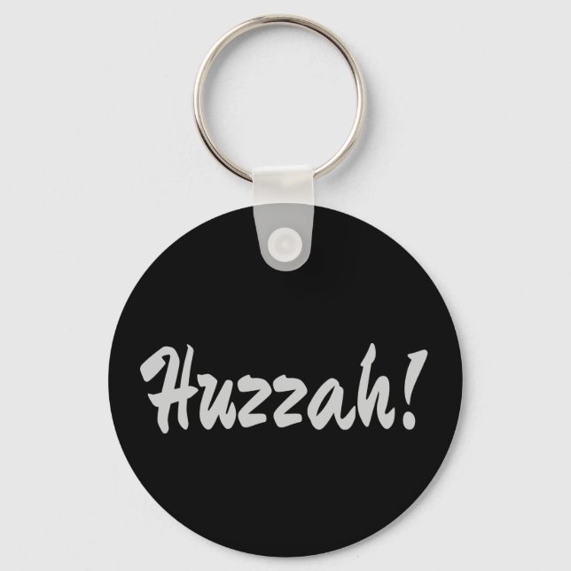 Huzzah! hurrah key ring (Front)