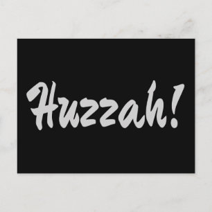 Huzzah! hurrah postcard