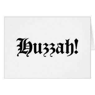 Huzzah! {Mediaeval Typography}