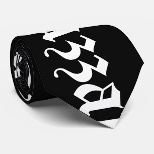 Huzzah! {Mediaeval Typography} Tie