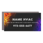 HVAC Car Magnet Business Cards