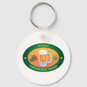 HVAC Drinking Team Key Ring