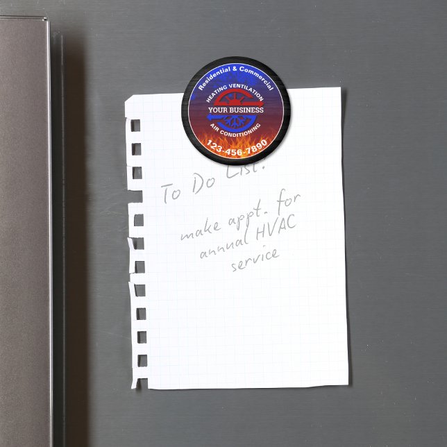 HVAC Heating and Air Conditioning Magnet (Creator Uploaded)