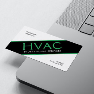 HVAC Heating & Cooling Professional Business Card