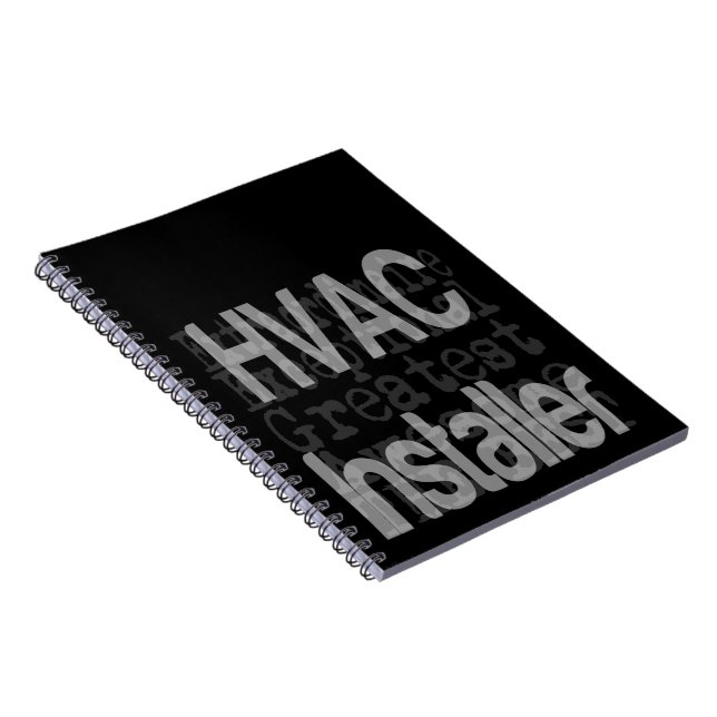 HVAC Installer Extraordinaire Notebook (Right Side)
