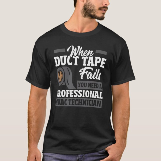 Hvac Journeyman - Mechanical Engineering Hvac Tech T-Shirt (Front)