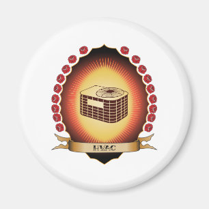 HVAC Mandorla Magnet