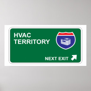 HVAC Next Exit Poster