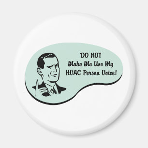 HVAC Person Voice Magnet