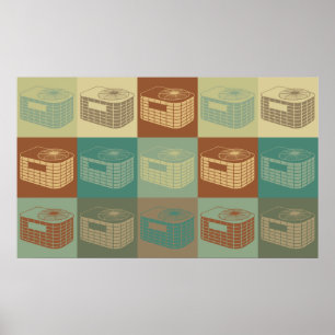 HVAC Pop Art Poster