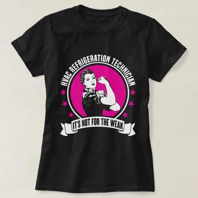 HVAC Refrigeration Technician T-Shirt (Design Front)