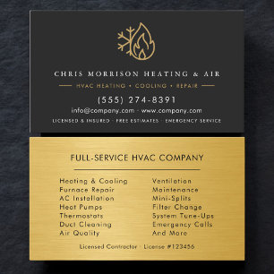 HVAC Repair & Installation Industrial Business Card