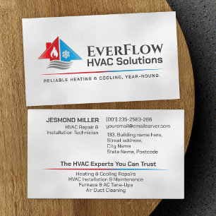 HVAC Services  Business Card