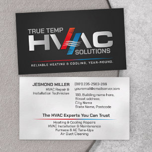 HVAC Services  Business Card