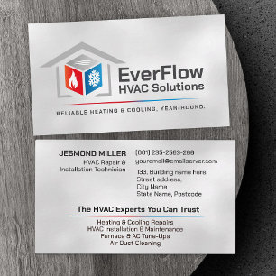 HVAC Services  Business Card