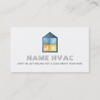 HVAC Slogans Business Cards