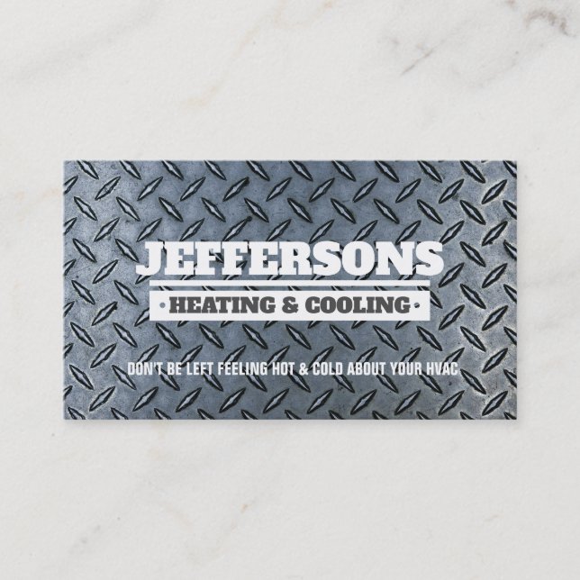 HVAC Slogans Business Cards (Front)