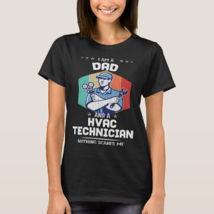 HVAC Tech AC technician Vintage HVAC Dad T-Shirt
