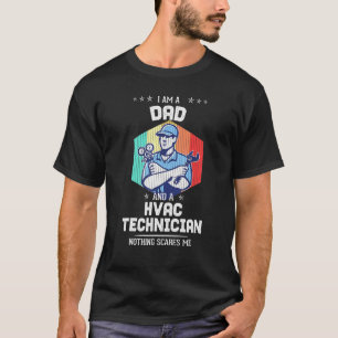 Hvac Tech Ac Technician Vintage Hvac Dad T-Shirt