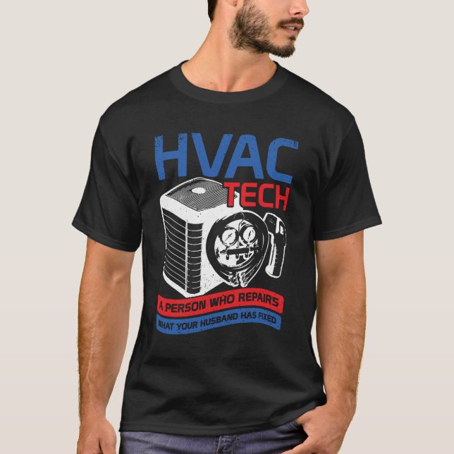 HVAC Tech Instructor Profession Technician Gift T-Shirt (Front)