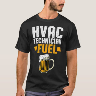 HVAC Technician Beer Funny HVAC Tech _1 T-Shirt