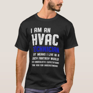 HVAC Technician Fantasy Funny HVAC Tech T-Shirt