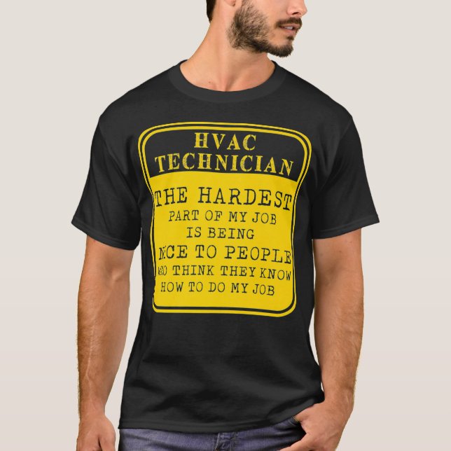HVAC Technician Funny HVAC Tech Premium _57  T-Shirt (Front)