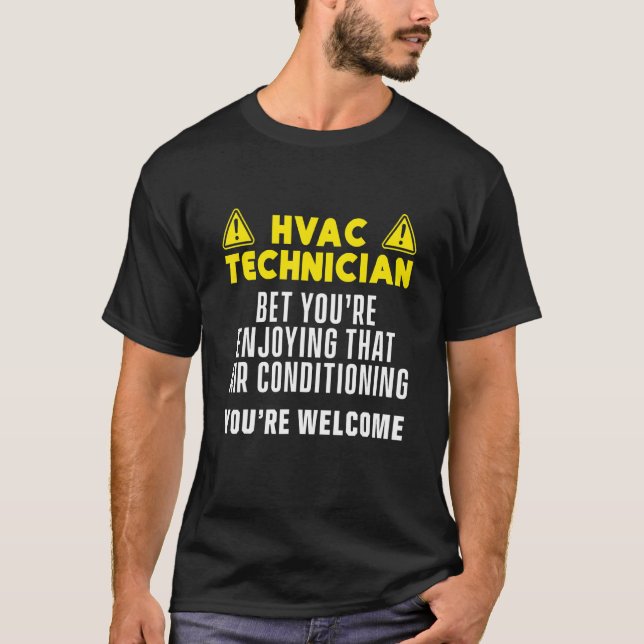 Hvac Technician  Hvac Tech  20 T-Shirt (Front)