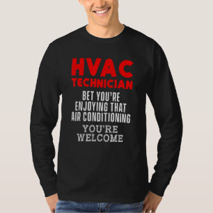 Hvac Technician Hvac Tech 6 T-Shirt
