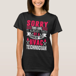 Hvac Technician Wife Mechanic Service Hvacr Tech I T-Shirt