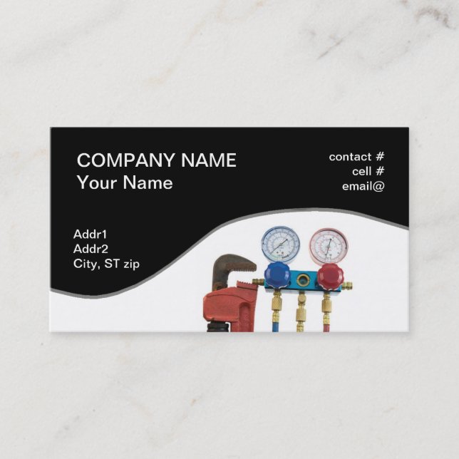 HVAC tools Business Card (Front)