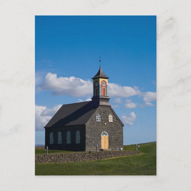 Hvalsneskirkja Postcard (Front)