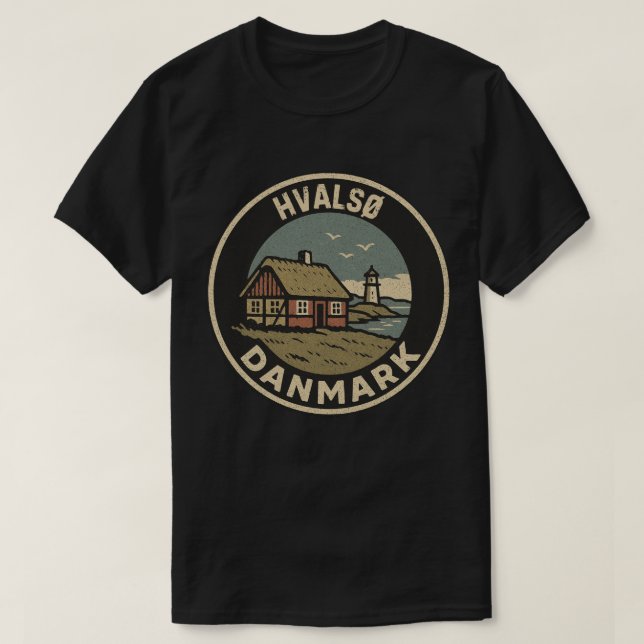 Hvalsø, Denmark Danmark  T-Shirt (Design Front)